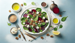 سالاد رژیمی چغندر و فارو با خواص بالا برای لاغری